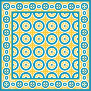 Mod 133 Ref 167 Faixa Estrella Branco Azul e Amarillo